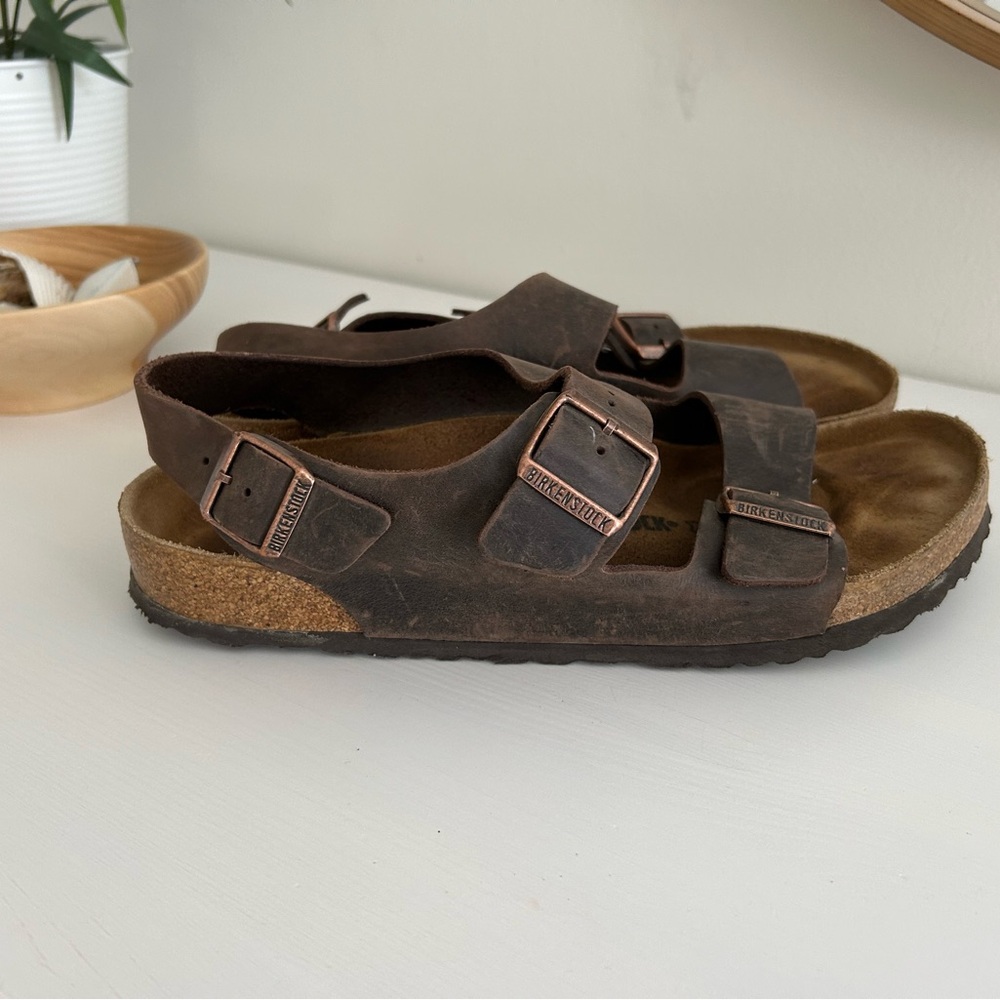 Birkenstock mens Brown Sandals